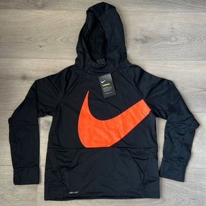 Nike Boys Dri Fit Swoosh Pullover Hoodie